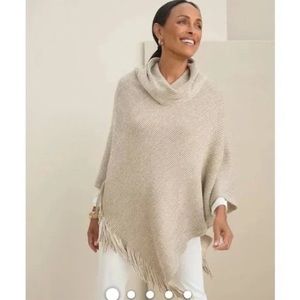 Chico’s Cow Neck Poncho